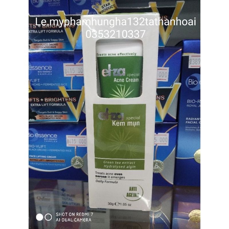 KEM NGỪA MỤN ELZA BẠCH LIÊN 30g
