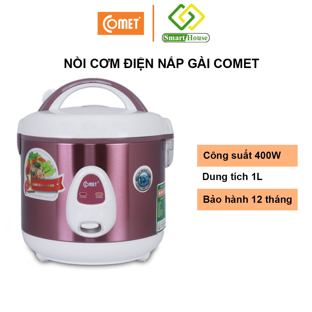 Nồi cơm điện nắp gài 1.0L COMET - CM8025