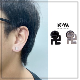 Khuyên tai nam họa tiết độc lạ, cá tính - nova accessories