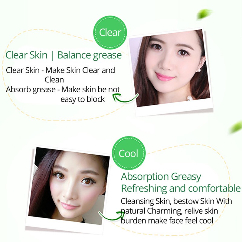 [Hàng mới về] Set 50 khăn giấy tẩy trang BIOAQUA thấm hút dầu cực tốt