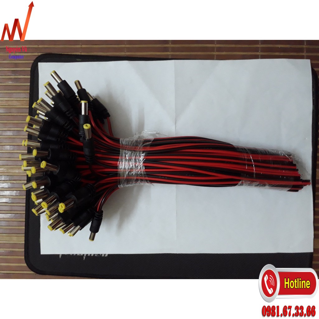 10 Dây DC đực lõi đồng nguyên chất