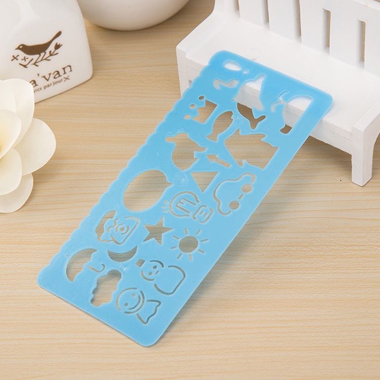 Thước vẽ tranh nhiều hình dạng dễ thương dành cho các bé