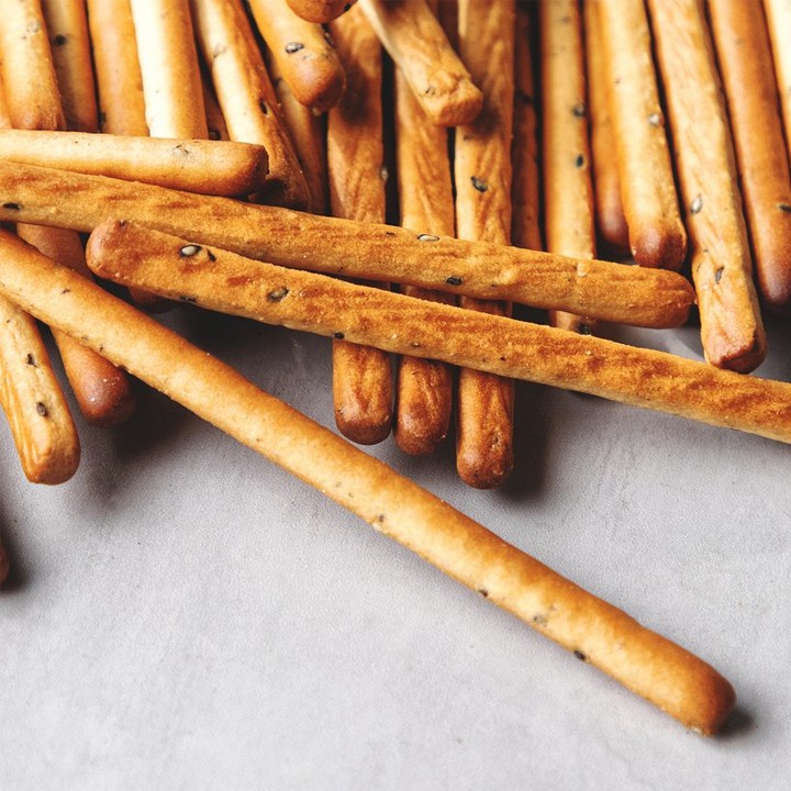 Snack Que Tẩm Mè, Snack Que Vị Phô Mai No Brand Hàn Quốc