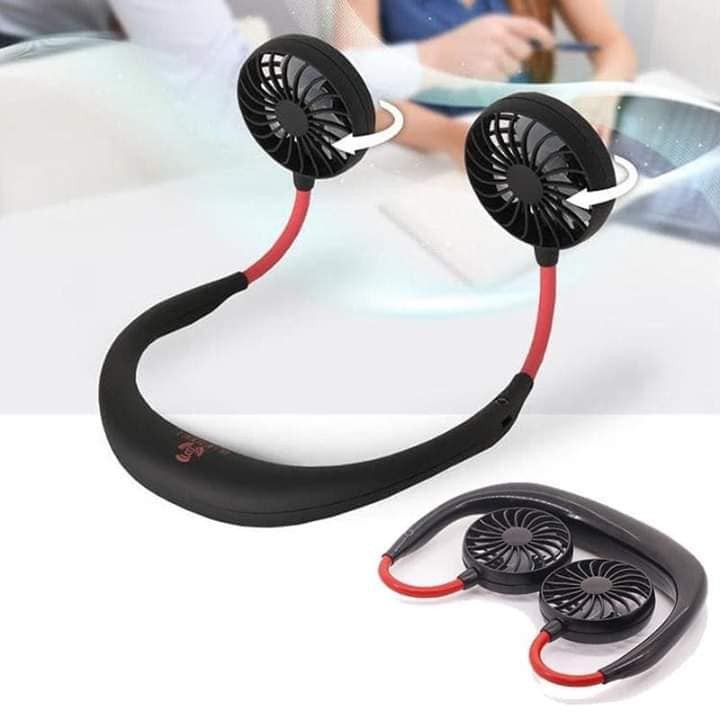 Quạt đeo cổ mini sạc USb  siêu tiện lợi .