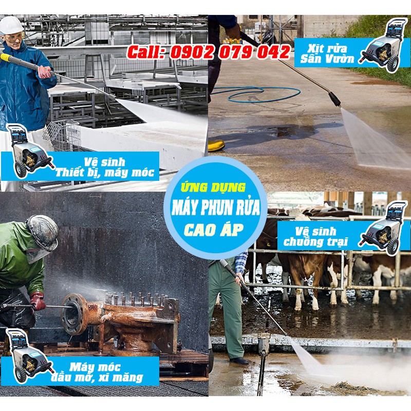 Máy rửa xe ô tô áp lực cao