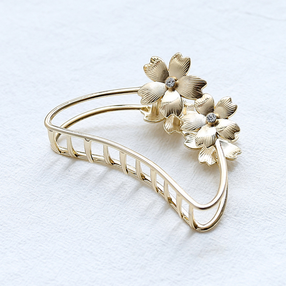 (Hàng Mới Về) Kẹp Tóc Cỡ Lớn Bằng Kim Loại Nhiều Màu Phong Cách Hàn Quốc Cho Nữ