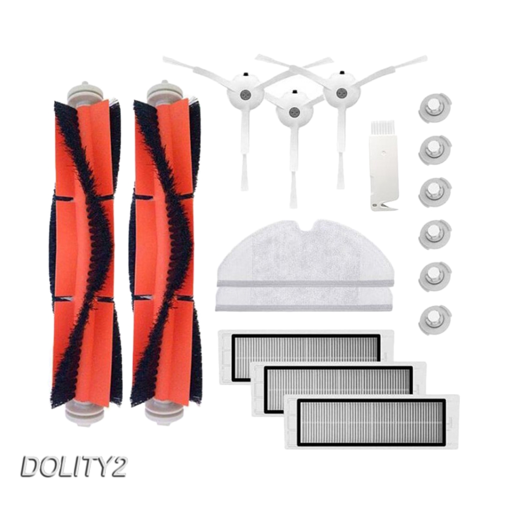 Set 2 Bộ Lọc + 17 Bàn Chải Thay Thế Cho Máy Hút Bụi Gen 2