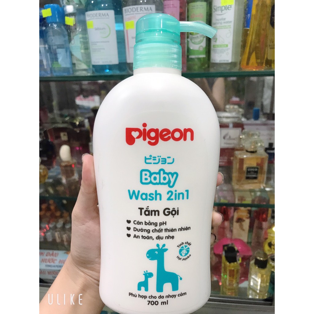 tắm gội PIGEON BEBY 700ml [ chuẩn hàng cty 100%]