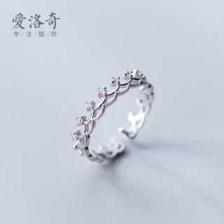 [ORDER] Nhẫn vương miện bạc 925