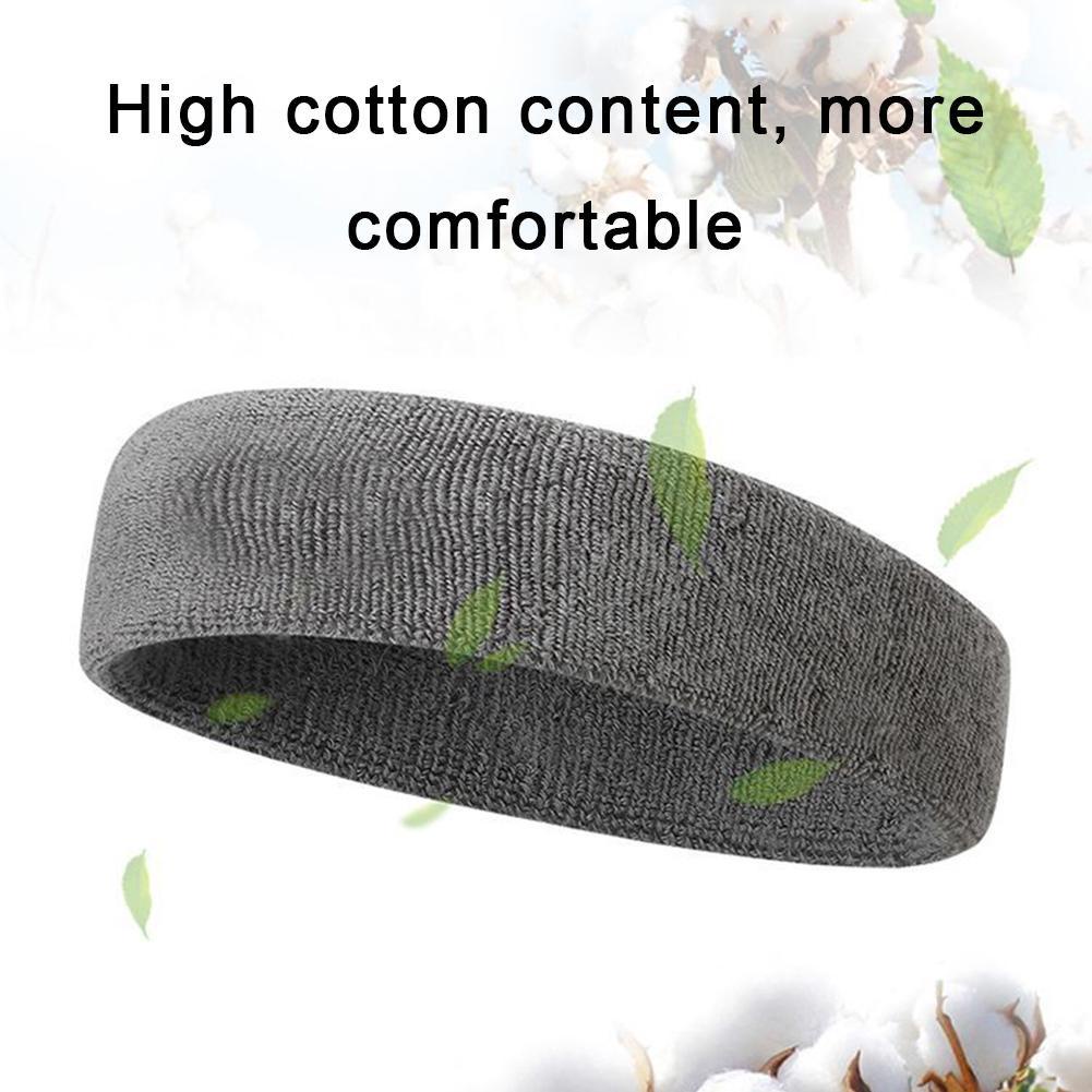 Băng Đô Thể Thao Chất Liệu Cotton Thấm Hút Mồ Hôi Cho Nam Nữ M9I8