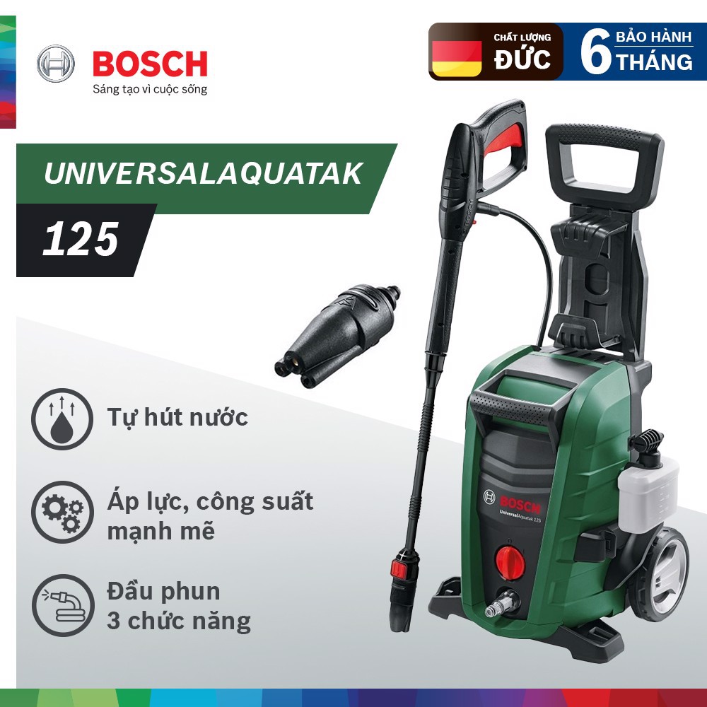 Máy phun xịt rửa áp lực cao Bosch Aquatak 125.