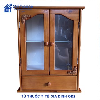 Tủ thuốc y tế gia đình mẫu mới 3 màu OR2 - Nội thất Ori