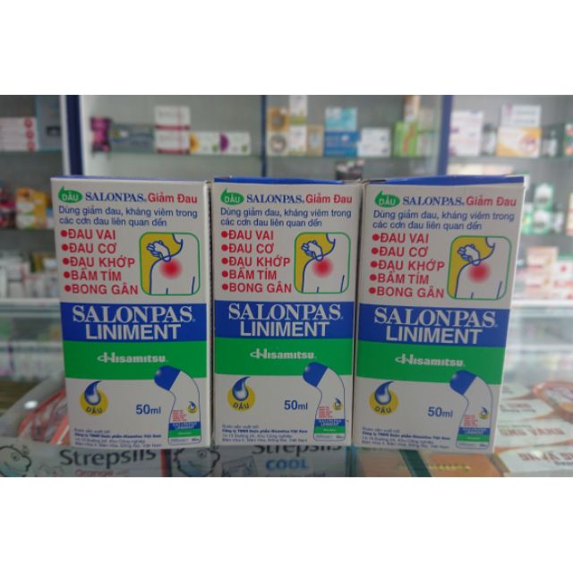 Salonpas liniment lăn giảm đau