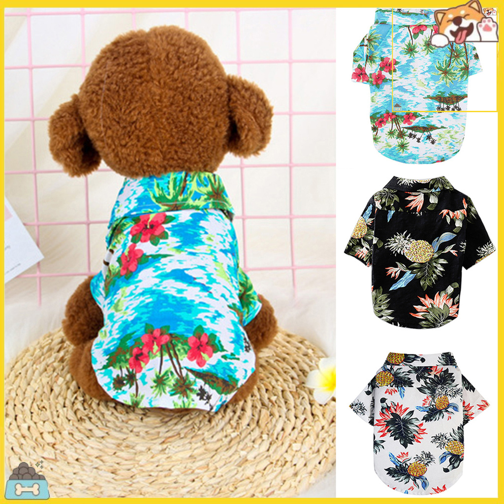 Áo Thun Cotton In Họa Tiết Cho Thú Cưng