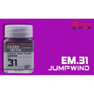 SƠN MÔ HÌNH MÀU TÍM HỒNG METALLIC ROSE PURPLE EM.31 18ML JUMPWIND S050