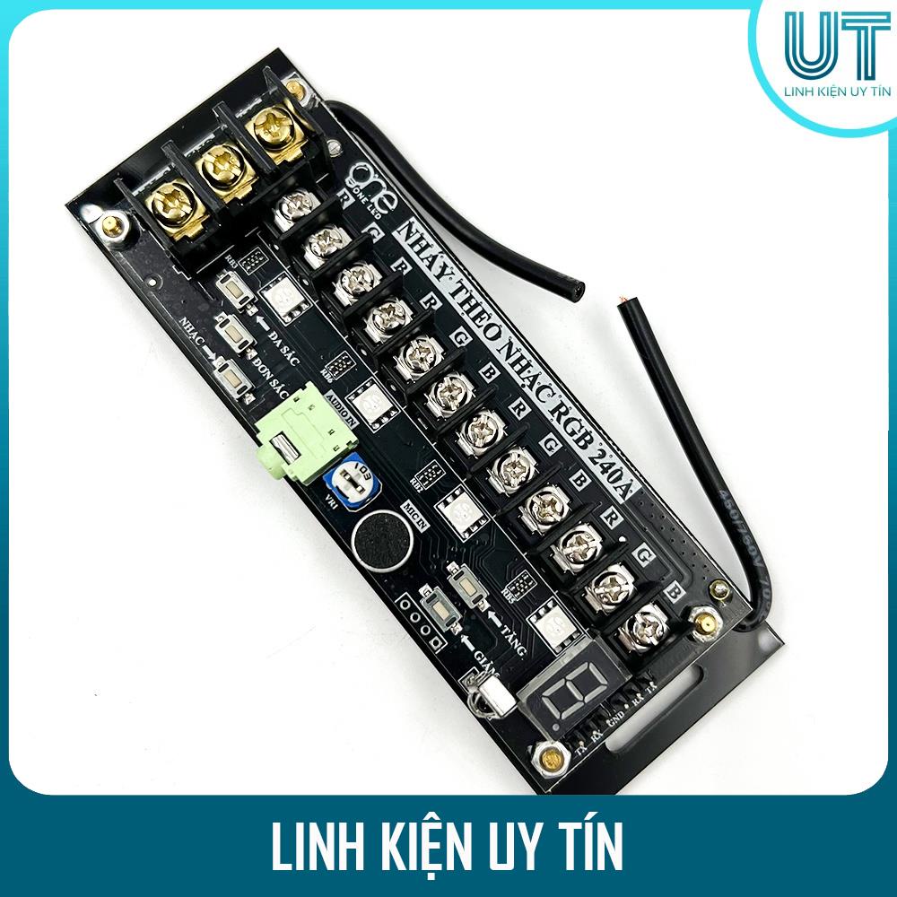 Mạch nháy theo nhạc LED RGB 7 màu - Công suất 45A, 90A, 240A - Chính Hãng