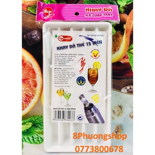 KHAY ĐÁ THẺ 15 VIÊN HOFACO HPL27