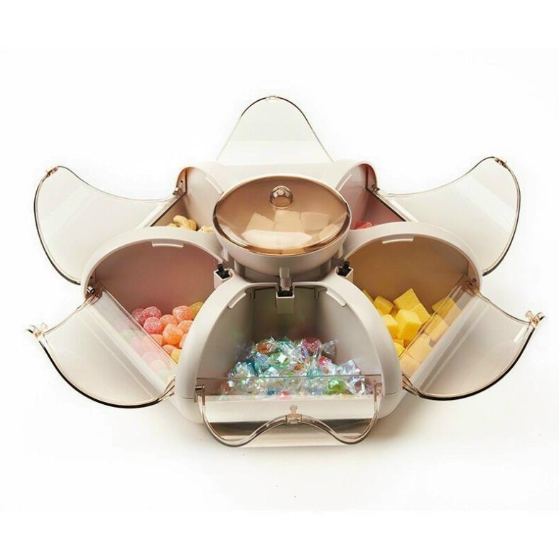 Khay Mứt 💖FREESHIP💖Khay Mứt Nở Hoa 6 Cánh Tự Bung Sang Xịn Mẫu Mới Nhất