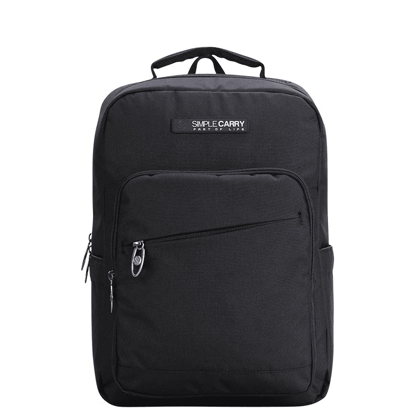 Balo nam nữ thời trang Simplecarry ISSAC 3 Black