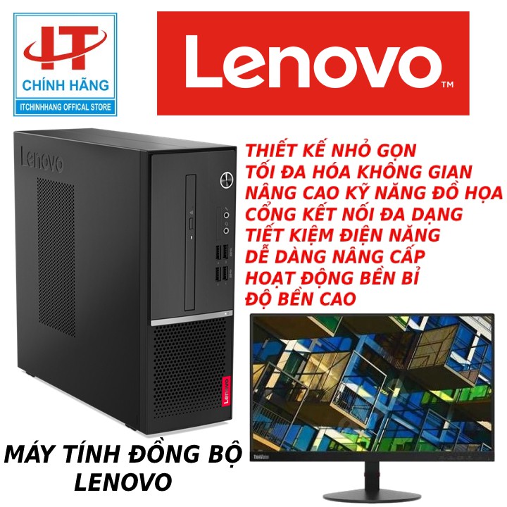 [ Hàng Chính Hãng ] PC Lenovo V50s 11HB004RVA(Intel Core i3-10100/4GB/1TBHDD/Free DOS/DVD/CD RW/WiFi 802.11ac)