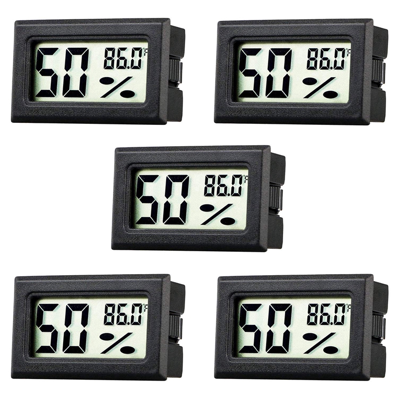 Nhiệt kế kiêm ẩm kế kỹ thuật số mini có màn hình LCD tiện dụng