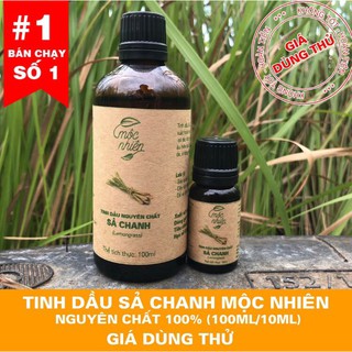 Tinh dầu Sả Chanh Mộc Nhiên nguyên chất có kiểm định và Tem chống hàng giả-Sả Chanh