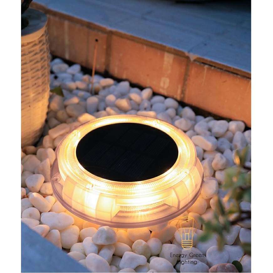Đèn LED Cắm Cỏ Sân Vườn Tròn Energy Green Lighting MT-11690 - Sử Dụng Năng Lượng Mặt Trời - Chống Nước IP67