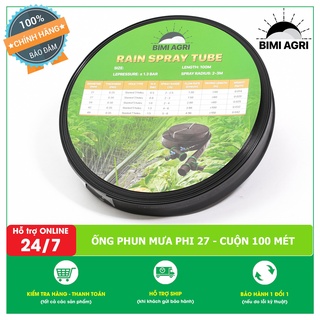 Ống phun mưa đục lỗ phi 27mm 3 lỗ chéo