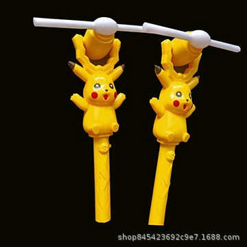 Cây quay Pikachu, cây quay công chúa. Đồ chơi có nhạc và đèn cho bé