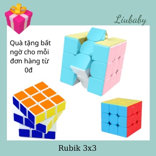 Rubik 3x3 phiên bản mới trơn mượt đồ chơi thông minh Liubaby