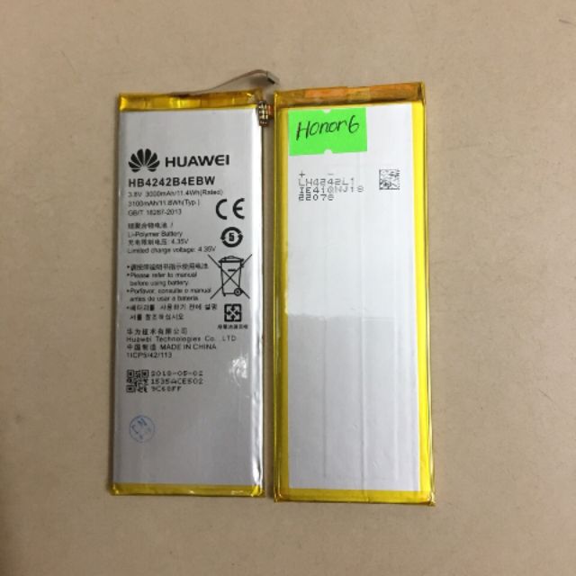 Pin thay huawei honor 6