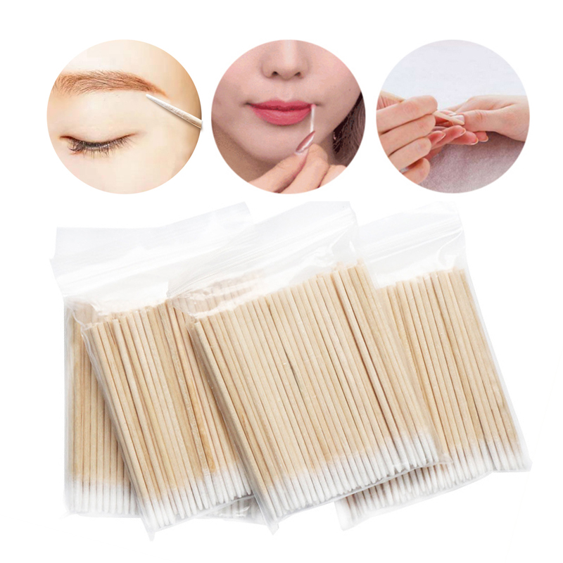 Set 100 tăm bông hỗ trợ trang điểm/làm sạch tiện dụng