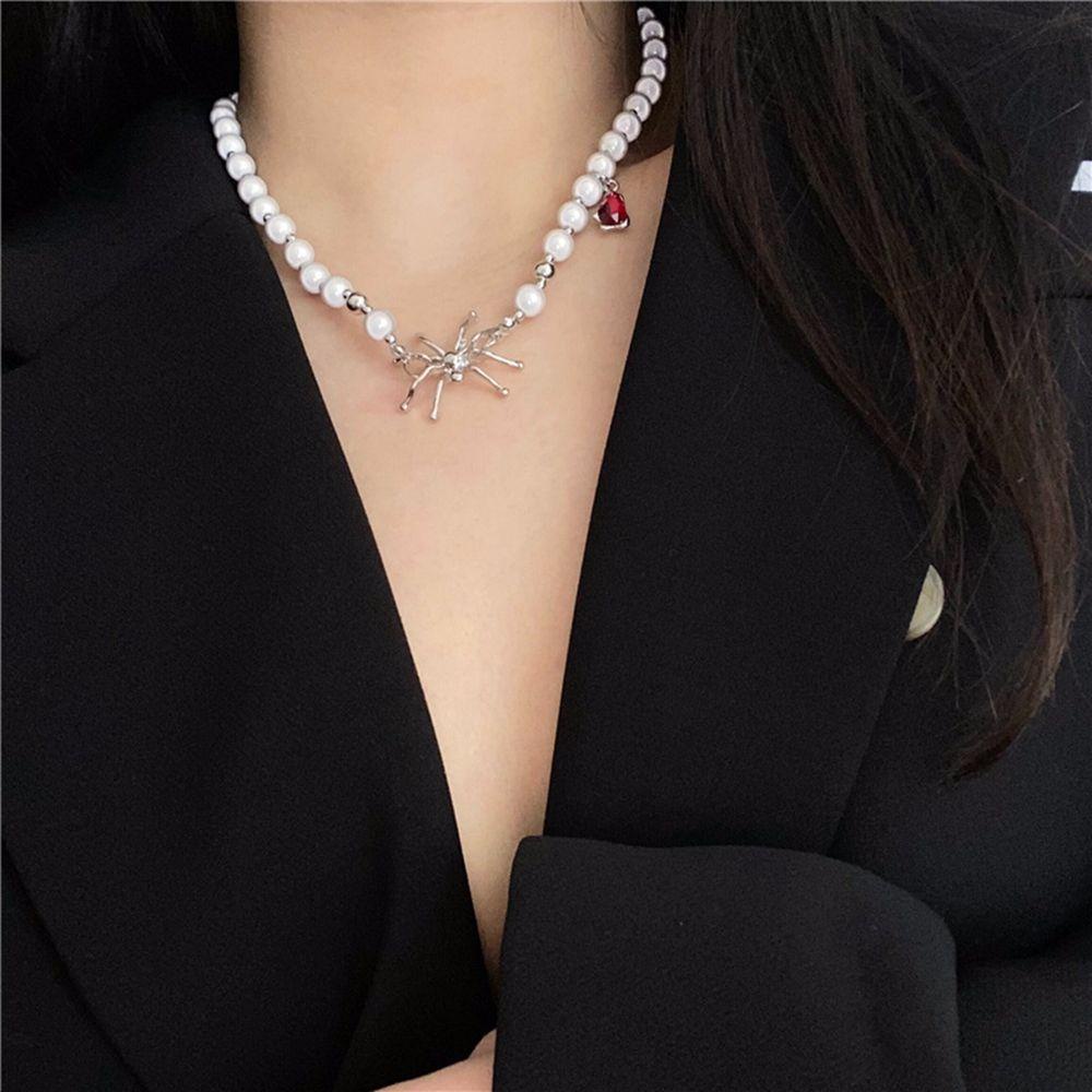 Vòng cổ Mặt Nhện Đính Hạt Thời Trang Cho Cặp Đôi