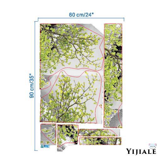 Decal dán tường hình cây