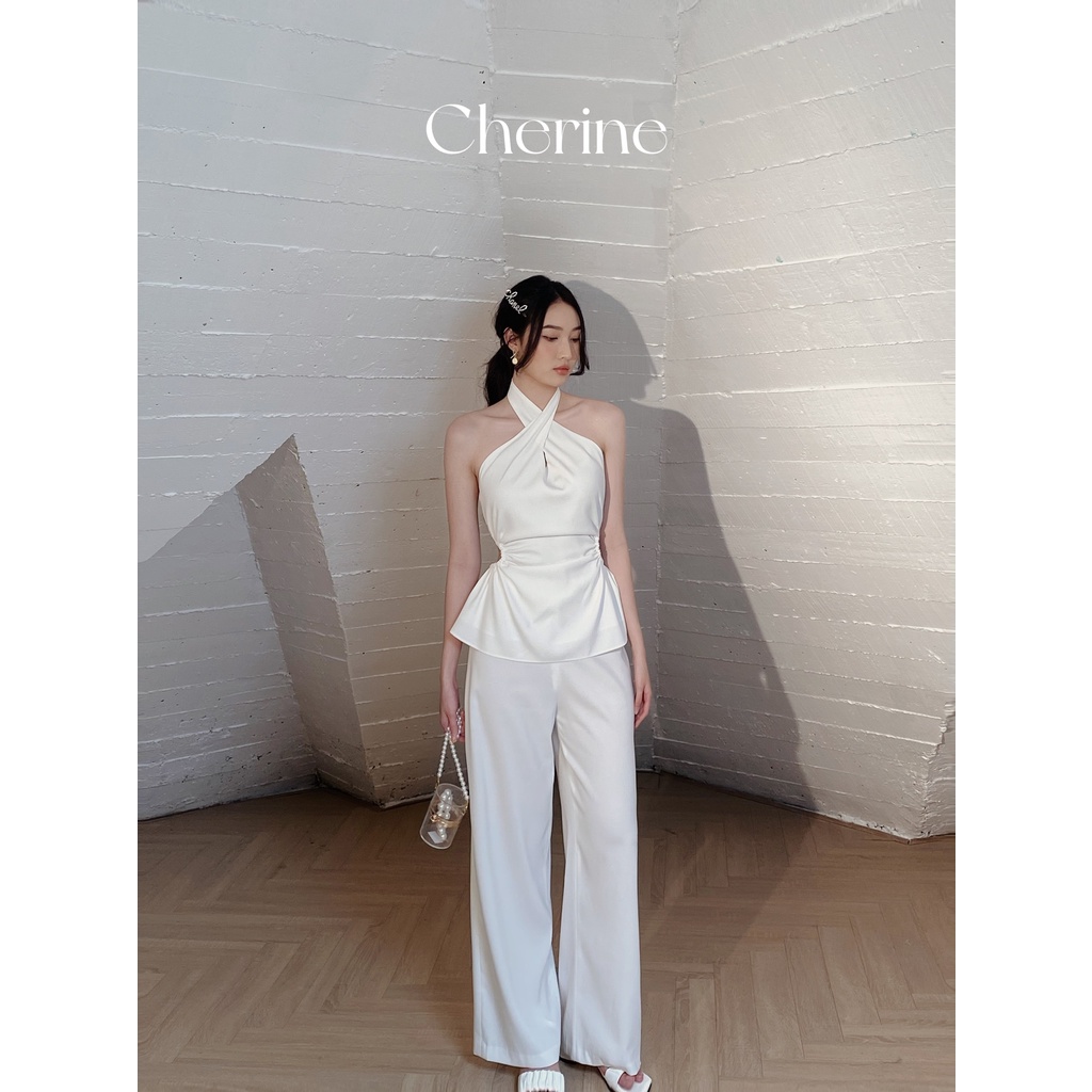 FENDY PANTS - QUẦN ỐNG SUÔNG KHOÁ GIỌT LỆ by Cherine.vn