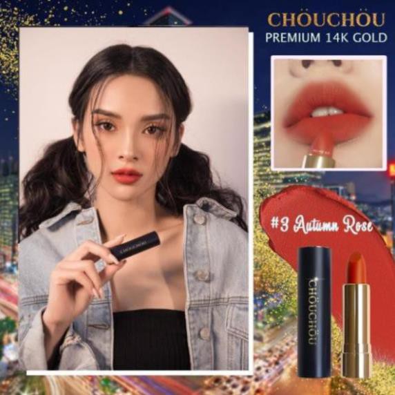 ✅ (HÀNG CHUẨN AUTHENTIC) Son Chou Chou Mạ Vàng Premium Matte 14k Gold Edition