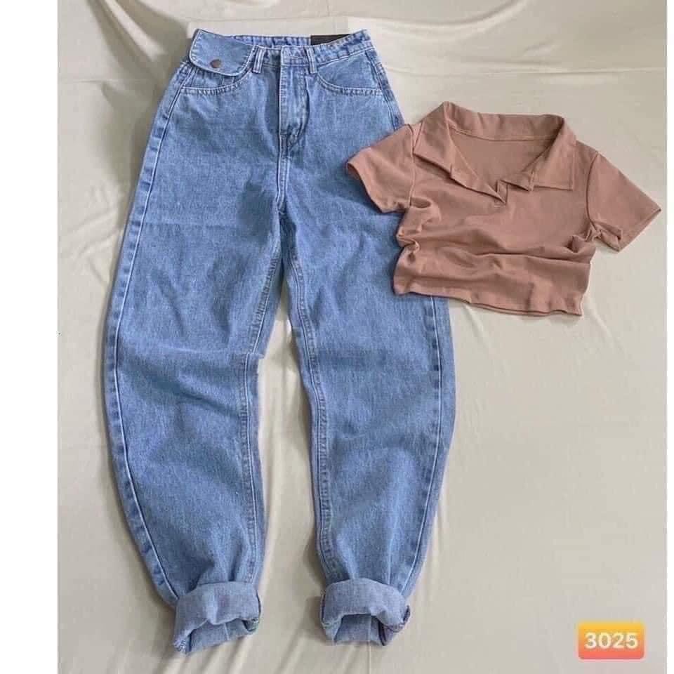 Quần Baggy Nữ Cạp cao Túi nắp 293 Hack dáng Chất liệu Cao cấp Trẻ trung cực hot