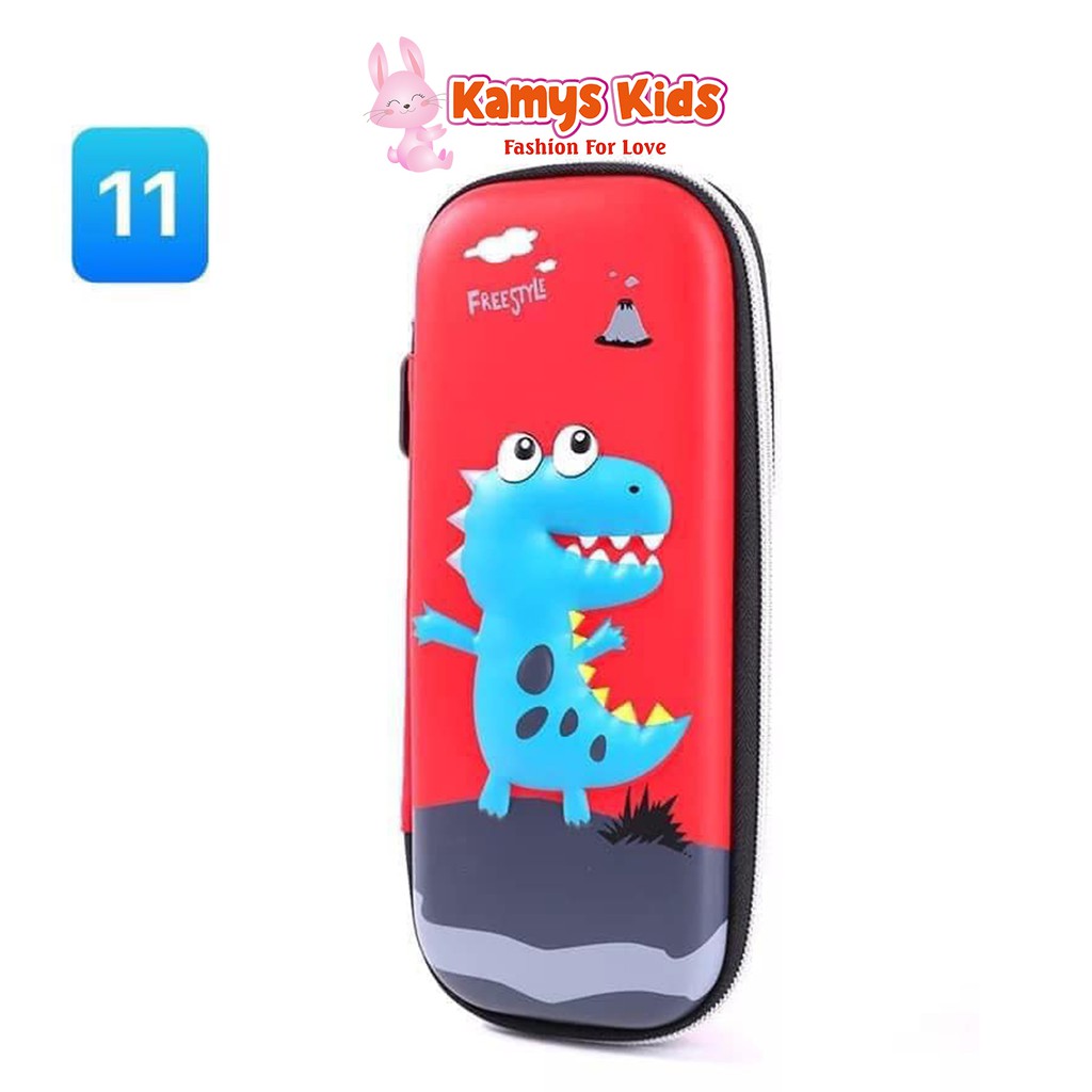 Hộp bút trẻ em 3D KAMYS KIDS kiểu dáng dễ thương cho bé trai bé gái