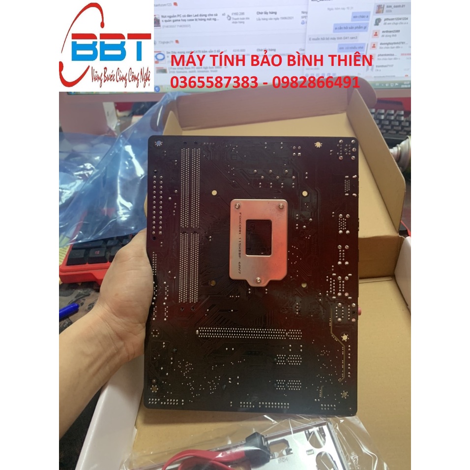 Main gigabyte, Áu,Msi H110MA socket 1151. Có cổng usb bảo hành 3 năm