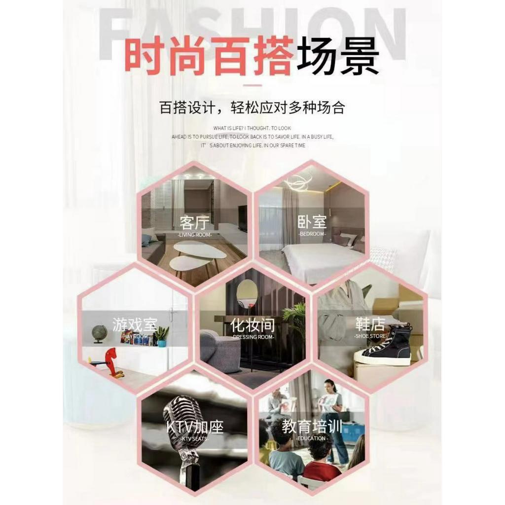 👉🔥Ghế Đẩu Tròn Bằng Sắt Phối Nhung Màu Vàng Đồng Phong Cách Bắc Âu