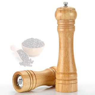 Anfami Store - Lọ Xay Hạt Tiêu Muối Gia Vị Bằng Gỗ Sồi Với Lưỡi Xay Bằng Gốm Cao Cấp (GA05)