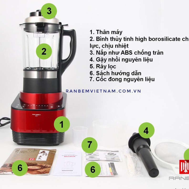 Máy Làm Sữa Hạt 735H - Hàng Hot