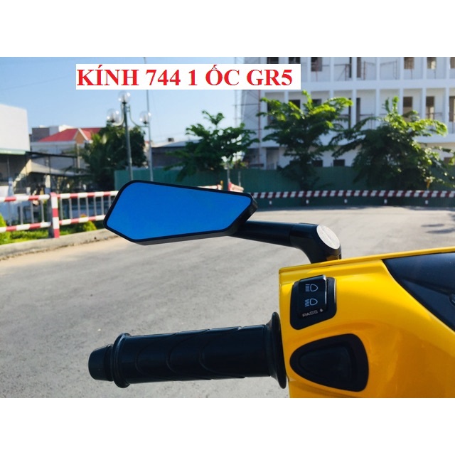 Kính Chiếu Hậu Xe Máy Gương Xe Máy Ốc GR5 Mẫu Hót CRG, 744, Rizoma Elisse, RCB, 5 Cạnh, Iphone Xéo, Tròn cho Các Xe Máy