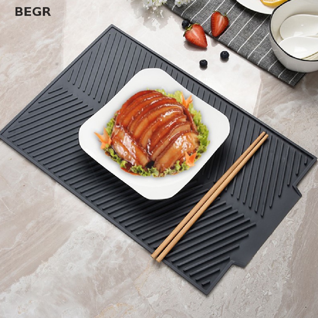 Thảm Silicon Úp Chén Đĩa Ráo Nước Tiện Dụng Cho Nhà Bếp