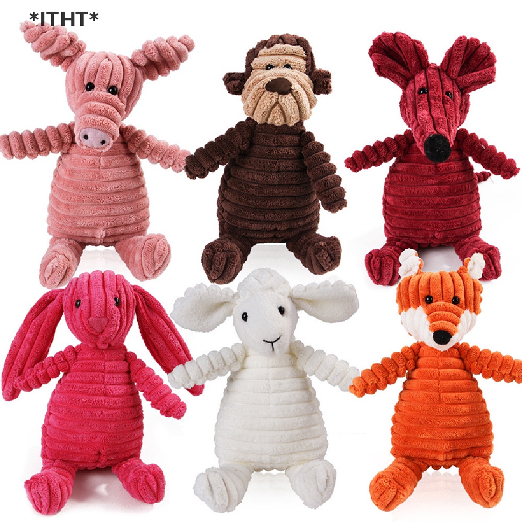 [ITHT] Đồ Chơi Bằng Vải Nhung Hình Động Vật Chống Cắn Cho Thú Cưng [Hot]