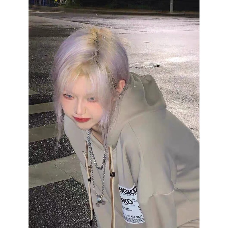 Áo hoodie form rộng dáng xuông phong cách ulzzang cá tính | BigBuy360 - bigbuy360.vn