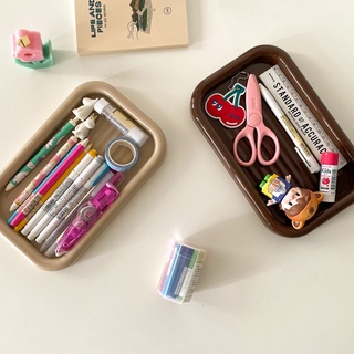 Khay đựng bút/sô cô la/trà sữa để bàn sáng tạo cho học sinh