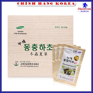 Đông Trùng Hạ Thảo Hộp Gỗ Bio Chính Hãng Hàn Quốc, 60 gói x 30ml