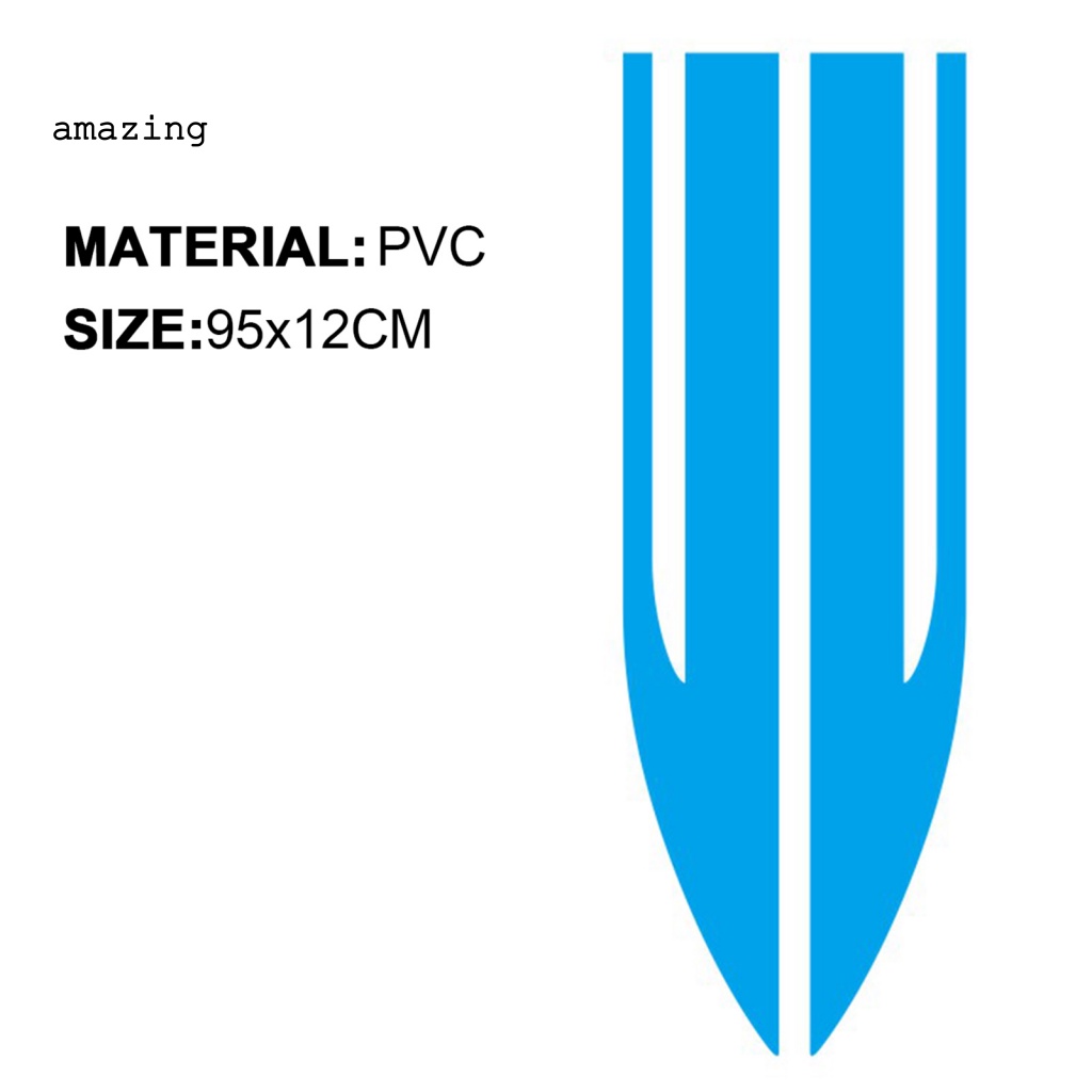 FENDER Set 2 Đề Can Dán Trang Trí Xe Hơi Đua Họa Tiết Kẻ Sọc