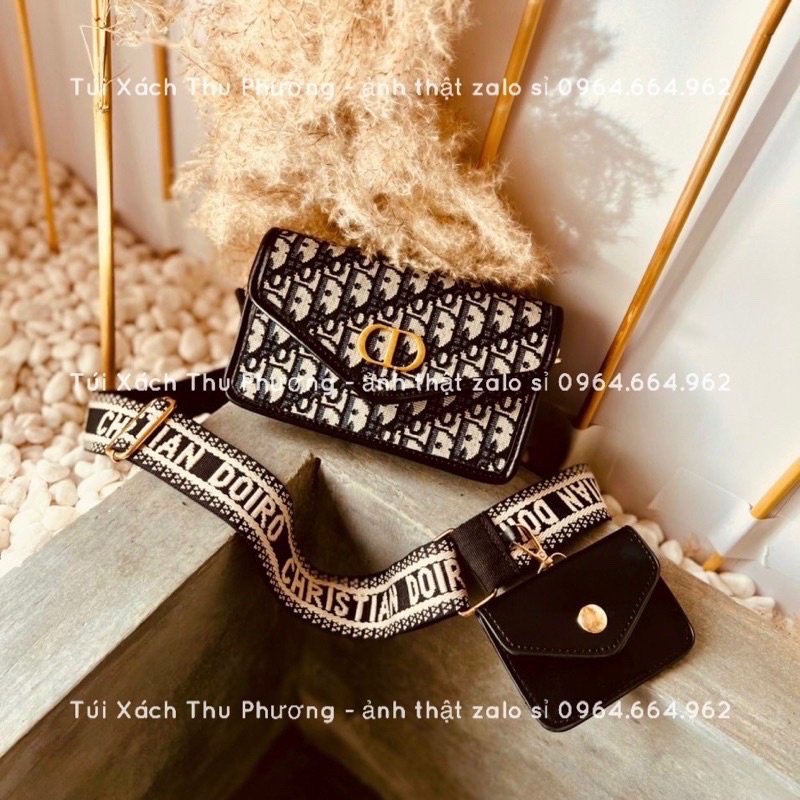 Túi đeo chéo, túi bì thư thổ cẩm dây chữ bản to tặng kèm túi nhỏ (cam kết hàng chuẩn ảnh)